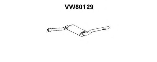 VENEPORTE VW80129 Предглушитель выхлопных газов для VOLKSWAGEN CORSAR (Фольксваген Cорсар) VENEPORTE VW80129 Предглушитель выхлопных газов для VOLKSWAGEN CORSAR (Фольксваген Cорсар)
