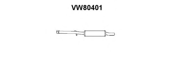 VENEPORTE VW80401 Предглушитель выхлопных газов для VOLKSWAGEN CADDY I (Фольксваген Cаддъ и) VENEPORTE VW80401 Предглушитель выхлопных газов для VOLKSWAGEN CADDY I (Фольксваген Cаддъ и)