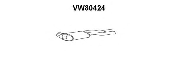VENEPORTE VW80424 Глушитель выхлопных газов конечный 