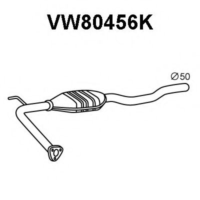 VENEPORTE VW80456K Катализатор для VOLKSWAGEN T4 MULTIVAN (Фольксваген Т4 мултиvан) VENEPORTE VW80456K Катализатор для VOLKSWAGEN T4 MULTIVAN (Фольксваген Т4 мултиvан)