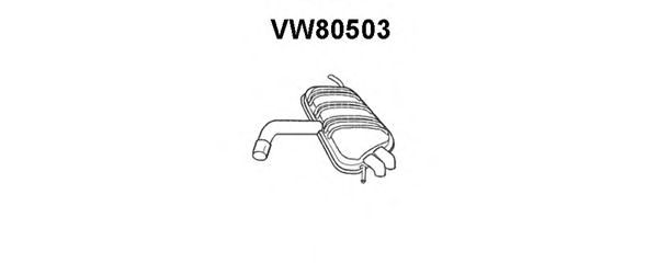 VENEPORTE VW80503 Глушитель выхлопных газов конечный для VOLKSWAGEN TOURAN (Фольксваген Туран) VENEPORTE VW80503 Глушитель выхлопных газов конечный для VOLKSWAGEN TOURAN (Фольксваген Туран)