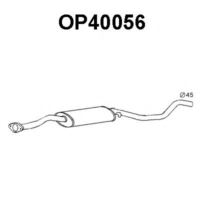 VENEPORTE OP40056 Предглушитель выхлопных газов для OPEL ASCONA C (Опель Асcона c) VENEPORTE OP40056 Предглушитель выхлопных газов для OPEL ASCONA C (Опель Асcона c)