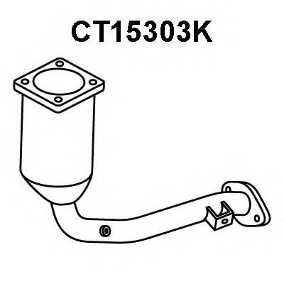 VENEPORTE CT15303K Катализатор для PEUGEOT 207 (Пежо 207) VENEPORTE CT15303K Катализатор для PEUGEOT 207 (Пежо 207)