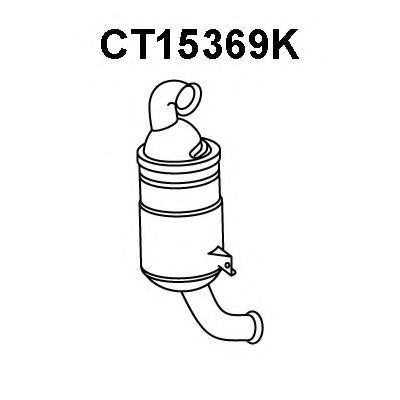 VENEPORTE CT15369K Катализатор для CITROËN C4 GRAND PICASSO I (CитроËн С4 гранд пикассо1) VENEPORTE CT15369K Катализатор для CITROËN C4 GRAND PICASSO I (CитроËн С4 гранд пикассо1)