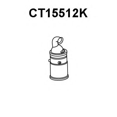 VENEPORTE CT15512K Катализатор для CITROËN C4 GRAND PICASSO I (CитроËн С4 гранд пикассо1) VENEPORTE CT15512K Катализатор для CITROËN C4 GRAND PICASSO I (CитроËн С4 гранд пикассо1)