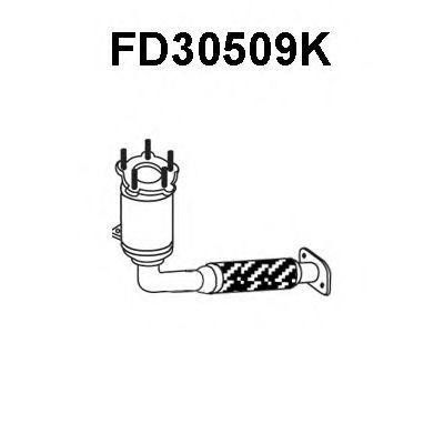 VENEPORTE FD30509K Катализатор для MAZDA 121 III (Мазда 121 3) VENEPORTE FD30509K Катализатор для MAZDA 121 III (Мазда 121 3)