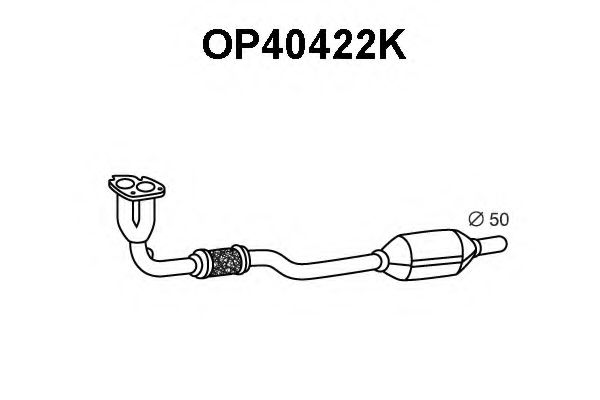 VENEPORTE OP40422K Катализатор для OPEL ASTRA F CLASSIC (Опель Астра ф классик) VENEPORTE OP40422K Катализатор для OPEL ASTRA F CLASSIC (Опель Астра ф классик)