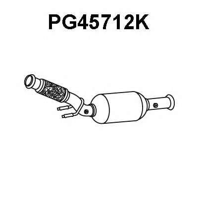 VENEPORTE PG45712K Катализатор для PEUGEOT 206 CC (Пежо 206 сс) VENEPORTE PG45712K Катализатор для PEUGEOT 206 CC (Пежо 206 сс)