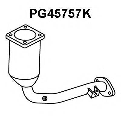 VENEPORTE PG45757K Катализатор для PEUGEOT 207 (Пежо 207) VENEPORTE PG45757K Катализатор для PEUGEOT 207 (Пежо 207)