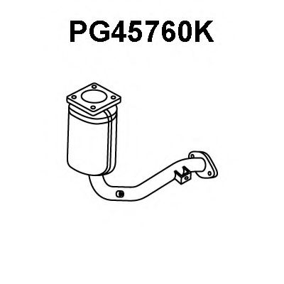 VENEPORTE PG45760K Катализатор для PEUGEOT 207 (Пежо 207) VENEPORTE PG45760K Катализатор для PEUGEOT 207 (Пежо 207)