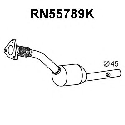 VENEPORTE RN55789K Катализатор для RENAULT EURO CLIO III (Рено Эуро клио 3) VENEPORTE RN55789K Катализатор для RENAULT EURO CLIO III (Рено Эуро клио 3)