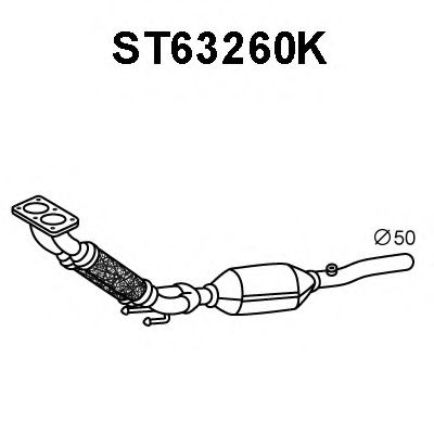 VENEPORTE ST63260K Катализатор для VOLKSWAGEN JETTA I (Фольксваген Жэтта и) VENEPORTE ST63260K Катализатор для VOLKSWAGEN JETTA I (Фольксваген Жэтта и)