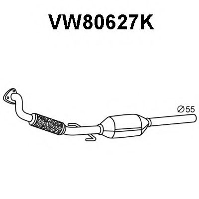 VENEPORTE VW80627K Катализатор для VOLKSWAGEN NOVO FUSCA (Фольксваген Ноvо фусcа) VENEPORTE VW80627K Катализатор для VOLKSWAGEN NOVO FUSCA (Фольксваген Ноvо фусcа)
