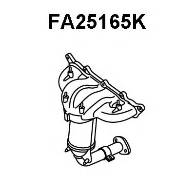 VENEPORTE FA25165K Катализатор коллектора для FIAT 500 (Фиат 500) VENEPORTE FA25165K Катализатор коллектора для FIAT 500 (Фиат 500)