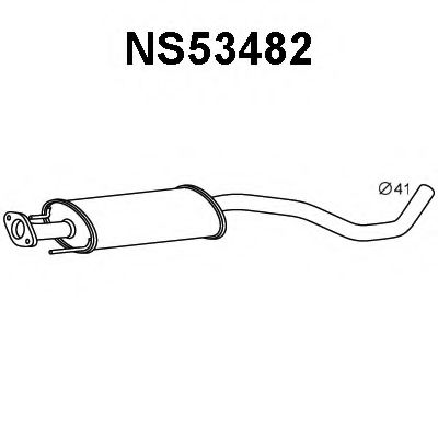 VENEPORTE NS53482 Предглушитель выхлопных газов для NISSAN NOTE (Ниссан Нотэ) VENEPORTE NS53482 Предглушитель выхлопных газов для NISSAN NOTE (Ниссан Нотэ)