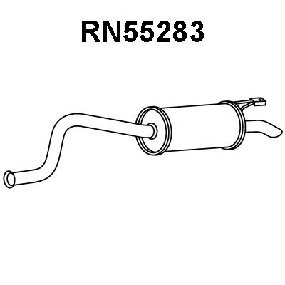 VENEPORTE RN55283 Глушитель выхлопных газов конечный 