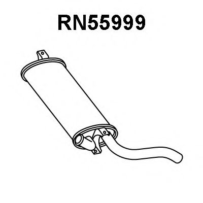 VENEPORTE RN55999 Глушитель выхлопных газов конечный для RENAULT LAGUNA III OUR (Рено Лагуна 3 our) VENEPORTE RN55999 Глушитель выхлопных газов конечный для RENAULT LAGUNA III OUR (Рено Лагуна 3 our)