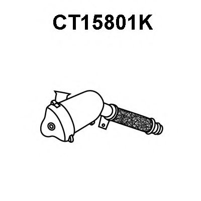 VENEPORTE CT15801K Катализатор для PEUGEOT 4007 (Пежо 4007) VENEPORTE CT15801K Катализатор для PEUGEOT 4007 (Пежо 4007)