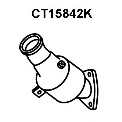 VENEPORTE CT15842K Предварительный катализатор для PEUGEOT MANAGER (Пежо Манагэр) VENEPORTE CT15842K Предварительный катализатор для PEUGEOT MANAGER (Пежо Манагэр)