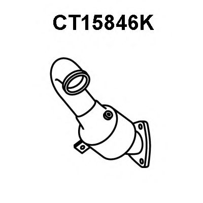 VENEPORTE CT15846K Предварительный катализатор для PEUGEOT MANAGER (Пежо Манагэр) VENEPORTE CT15846K Предварительный катализатор для PEUGEOT MANAGER (Пежо Манагэр)