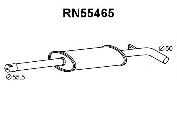 VENEPORTE RN55465 Предглушитель выхлопных газов для RENAULT SCNIC III (Рено Сценик 3) VENEPORTE RN55465 Предглушитель выхлопных газов для RENAULT SCNIC III (Рено Сценик 3)