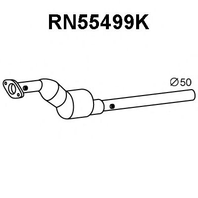 VENEPORTE RN55499K Катализатор для RENAULT FLUENCE (Рено Флюенс)
