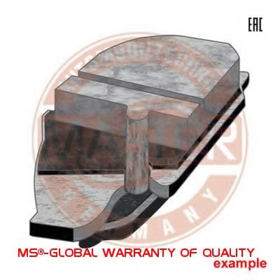 MASTER-SPORT 13046028912N-SET-MS Тормозные колодки для PEUGEOT 407 (Пежо 407) MASTER-SPORT 13046028912N-SET-MS Тормозные колодки для PEUGEOT 407 (Пежо 407)