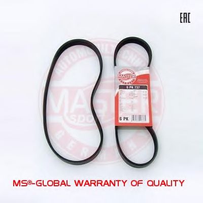 MASTER-SPORT 6PK737-PCS-MS Поликлиновой ремень для SKODA FABIA (Шкода Фабиа) MASTER-SPORT 6PK737-PCS-MS Поликлиновой ремень для SKODA FABIA (Шкода Фабиа)