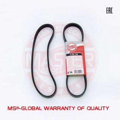 MASTER-SPORT 6PK745-PCS-MS Поликлиновой ремень для SKODA FABIA (Шкода Фабиа) MASTER-SPORT 6PK745-PCS-MS Поликлиновой ремень для SKODA FABIA (Шкода Фабиа)