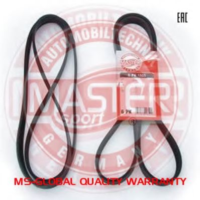 MASTER-SPORT 6PK1538-PCS-MS Поликлиновой ремень для BMW (Бмв) MASTER-SPORT 6PK1538-PCS-MS Поликлиновой ремень для BMW (Бмв)