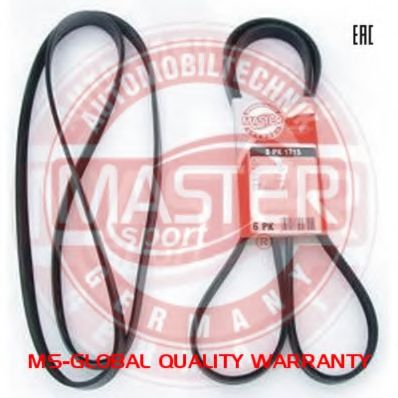 MASTER-SPORT 6PK1705-PCS-MS Поликлиновой ремень для AUDI 100 (Ауди 100) MASTER-SPORT 6PK1705-PCS-MS Поликлиновой ремень для AUDI 100 (Ауди 100)
