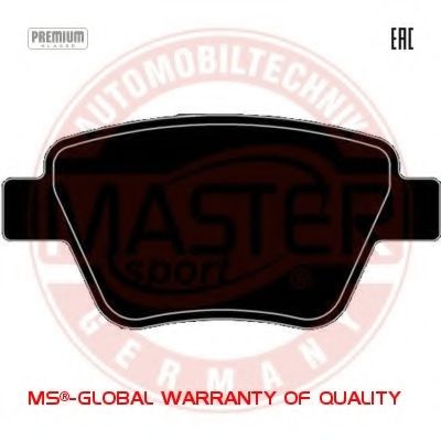 MASTER-SPORT 13046038582K-SET-MS Тормозные колодки для SKODA SUPERB (Шкода Суперб) MASTER-SPORT 13046038582K-SET-MS Тормозные колодки для SKODA SUPERB (Шкода Суперб)