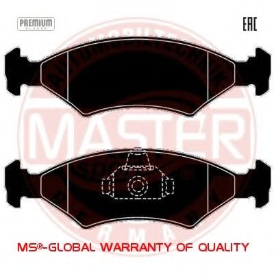 MASTER-SPORT 13046070712N-SET-MS Тормозные колодки для FORD FIESTA (Форд Фиэста) MASTER-SPORT 13046070712N-SET-MS Тормозные колодки для FORD FIESTA (Форд Фиэста)