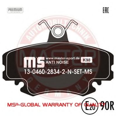MASTER-SPORT 13046028342N-SET-MS Тормозные колодки для DACIA SANDERO (Дача Сандэро) MASTER-SPORT 13046028342N-SET-MS Тормозные колодки для DACIA SANDERO (Дача Сандэро)