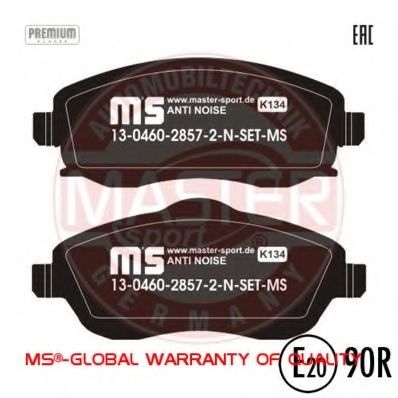 MASTER-SPORT 13046028572N-SET-MS Тормозные колодки для OPEL VITA C (Опель Vита c) MASTER-SPORT 13046028572N-SET-MS Тормозные колодки для OPEL VITA C (Опель Vита c)
