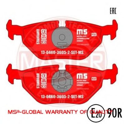 MASTER-SPORT 13046036052-SET-MS Тормозные колодки для BMW (Бмв) MASTER-SPORT 13046036052-SET-MS Тормозные колодки для BMW (Бмв)