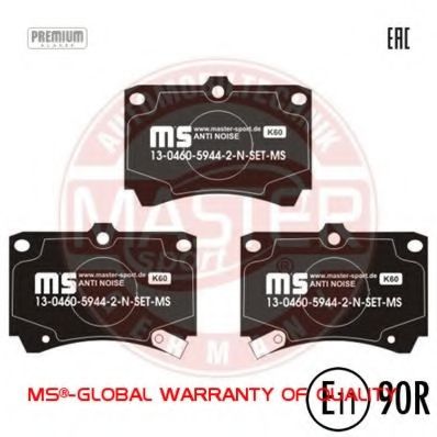 MASTER-SPORT 13046059442N-SET-MS Тормозные колодки для MAZDA FAMILIA V (Мазда Фамилиа v) MASTER-SPORT 13046059442N-SET-MS Тормозные колодки для MAZDA FAMILIA V (Мазда Фамилиа v)