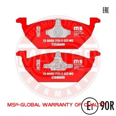 MASTER-SPORT 13046071112-SET-MS Тормозные колодки для VOLKSWAGEN (Фольксваген) MASTER-SPORT 13046071112-SET-MS Тормозные колодки для VOLKSWAGEN (Фольксваген)