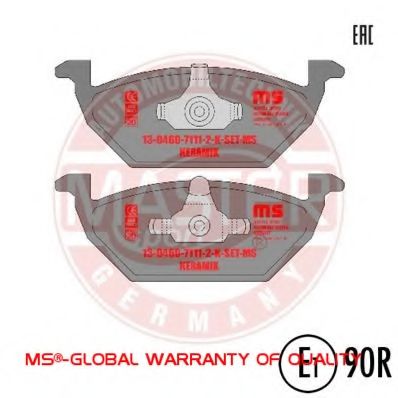 MASTER-SPORT 13046071112K-SET-MS Тормозные колодки для VOLKSWAGEN (Фольксваген) MASTER-SPORT 13046071112K-SET-MS Тормозные колодки для VOLKSWAGEN (Фольксваген)