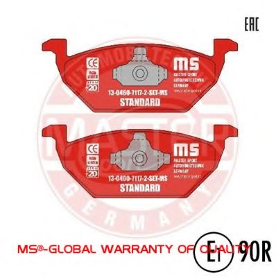 MASTER-SPORT 13046071172-SET-MS Тормозные колодки для VOLKSWAGEN BORA / JETTA V (1K5), GOLF V Variant (1K5), JETTA V (1K5), VENTO V (1K5) 1.4 TSI MASTER-SPORT 13046071172-SET-MS Тормозные колодки для VOLKSWAGEN BORA / JETTA V (1K5), GOLF V Variant (1K5), JETTA V (1K5), VENTO V (1K5) 1.4 TSI