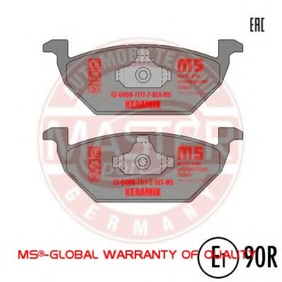 MASTER-SPORT 13046071172K-SET-MS Тормозные колодки для VOLKSWAGEN BORA / JETTA V (1K5), GOLF V Variant (1K5), JETTA V (1K5), VENTO V (1K5) 1.4 TSI MASTER-SPORT 13046071172K-SET-MS Тормозные колодки для VOLKSWAGEN BORA / JETTA V (1K5), GOLF V Variant (1K5), JETTA V (1K5), VENTO V (1K5) 1.4 TSI