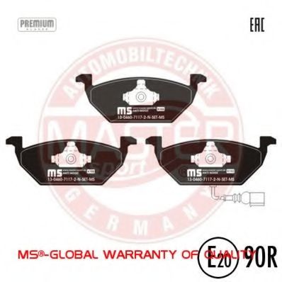 MASTER-SPORT 13046071172N-SET-MS Тормозные колодки для VOLKSWAGEN BORA / JETTA V (1K5), GOLF V Variant (1K5), JETTA V (1K5), VENTO V (1K5) 1.4 TSI MASTER-SPORT 13046071172N-SET-MS Тормозные колодки для VOLKSWAGEN BORA / JETTA V (1K5), GOLF V Variant (1K5), JETTA V (1K5), VENTO V (1K5) 1.4 TSI