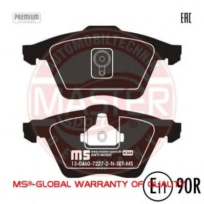 MASTER-SPORT 13046072272N-SET-MS Тормозные колодки для AUDI TT (Ауди Тт) MASTER-SPORT 13046072272N-SET-MS Тормозные колодки для AUDI TT (Ауди Тт)