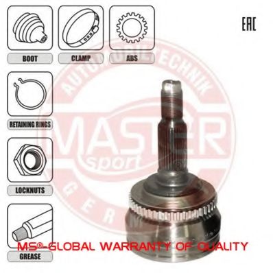 MASTER-SPORT 1506510-SET-MS Шарнирный комплект, приводной вал для CHEVROLET LACETTI (Шевроле Лачетти) MASTER-SPORT 1506510-SET-MS Шарнирный комплект, приводной вал для CHEVROLET LACETTI (Шевроле Лачетти)