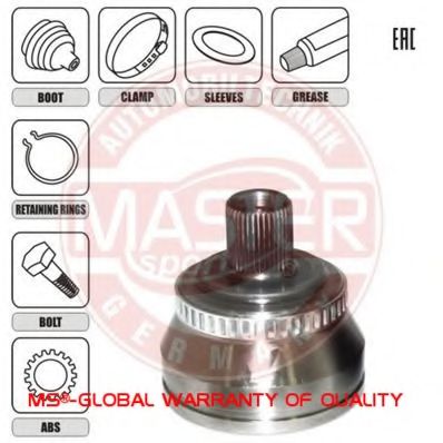 MASTER-SPORT 300856-SET-MS Шарнирный комплект, приводной вал для AUDI (Ауди) MASTER-SPORT 300856-SET-MS Шарнирный комплект, приводной вал для AUDI (Ауди)