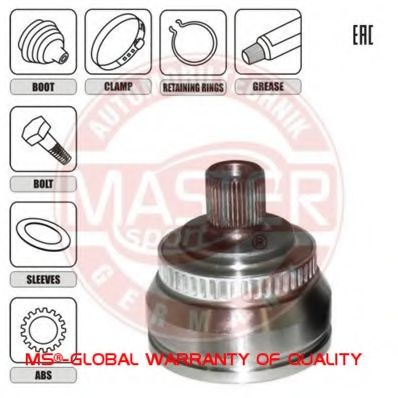 MASTER-SPORT 303509-SET-MS Шарнирный комплект, приводной вал для VOLKSWAGEN SHARAN (Фольксваген Шаран) MASTER-SPORT 303509-SET-MS Шарнирный комплект, приводной вал для VOLKSWAGEN SHARAN (Фольксваген Шаран)