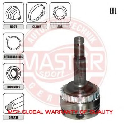 MASTER-SPORT 303890-SET-MS Шарнирный комплект, приводной вал для OPEL VITA C (Опель Vита c) MASTER-SPORT 303890-SET-MS Шарнирный комплект, приводной вал для OPEL VITA C (Опель Vита c)
