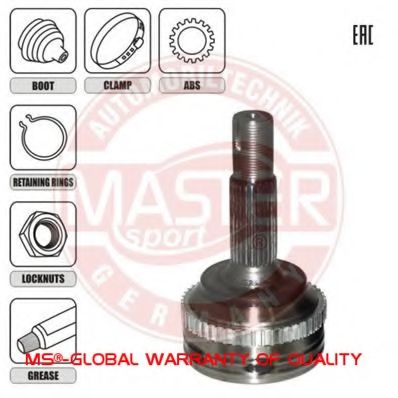 MASTER-SPORT 303896-SET-MS Шарнирный комплект, приводной вал для TOYOTA VITZ (Тойота/тоета Vитз) MASTER-SPORT 303896-SET-MS Шарнирный комплект, приводной вал для TOYOTA VITZ (Тойота/тоета Vитз)