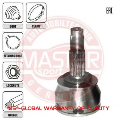 MASTER-SPORT 303921-SET-MS Шарнирный комплект, приводной вал для FIAT 500 C (Фиат 500 c) MASTER-SPORT 303921-SET-MS Шарнирный комплект, приводной вал для FIAT 500 C (Фиат 500 c)