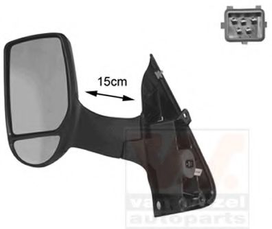 VAN WEZEL 1898817 Наружное зеркало для FORD TRANSIT NEO (Форд Трансит нэо) VAN WEZEL 1898817 Наружное зеркало для FORD TRANSIT NEO (Форд Трансит нэо)